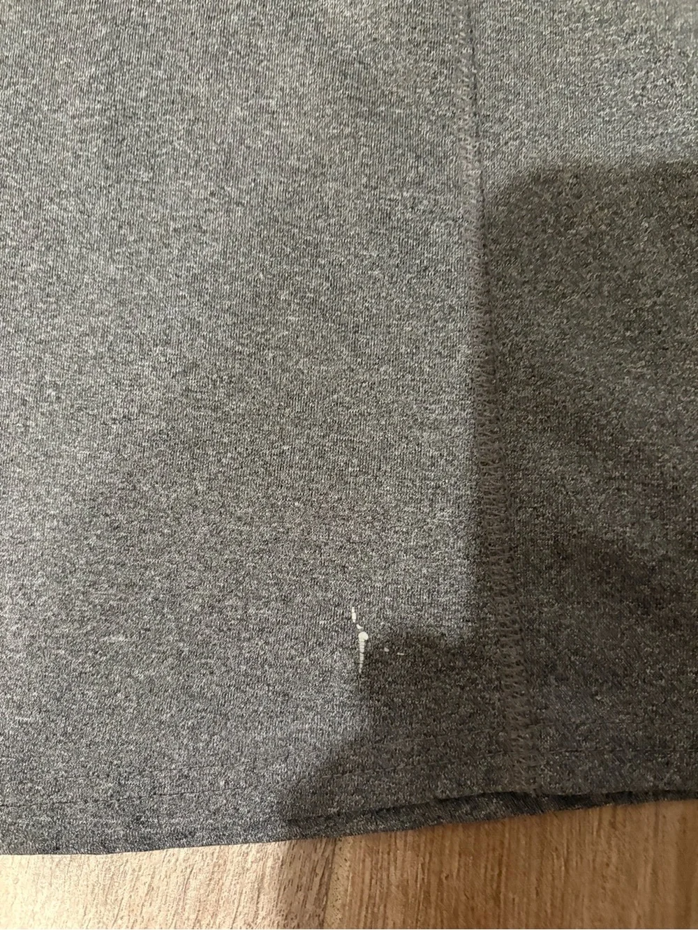 Danskin Now Black and Heather Gray Athletic Quarter-Zip Top - Picture 6 of 6